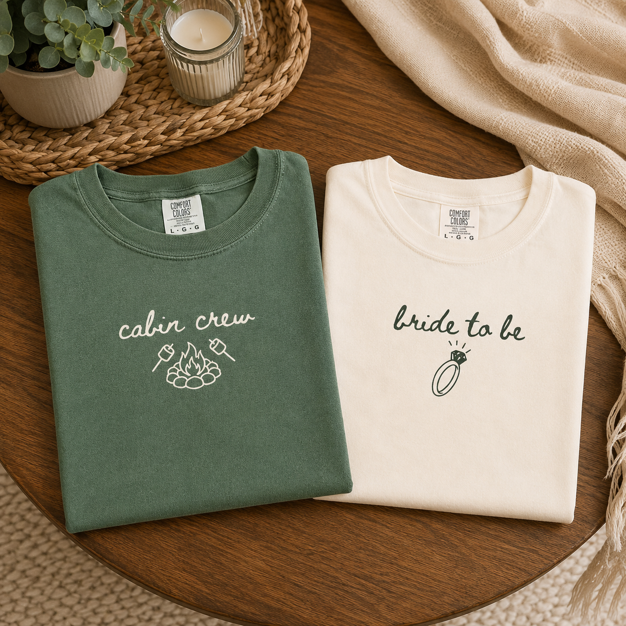 Personalized Camp Bachelorette Party Shirt, Cabin Crew Mountain Bride Tees, Hiking Bach Tees, Matching Lake Bachelorette Hen Do Shirts
