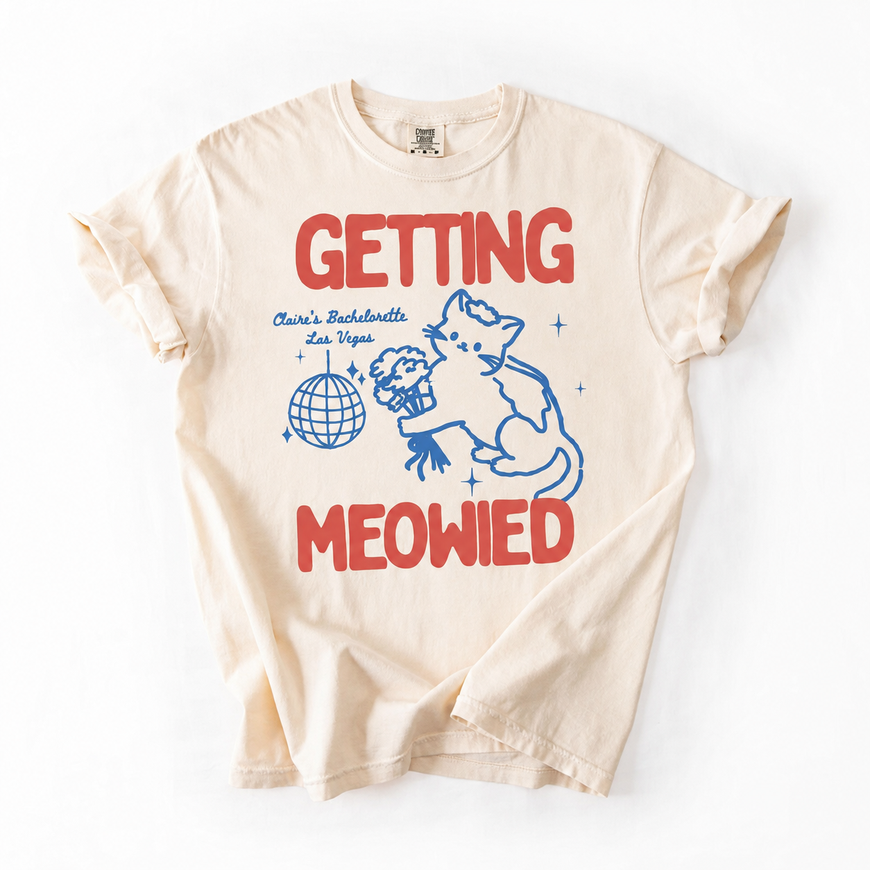 Getting Meowied Bachelorette Shirt, Cat Themed Bach Party Shirts, Comfort Colors Cat Bachelorette Tees, Cat Lovers Wedding Shirts