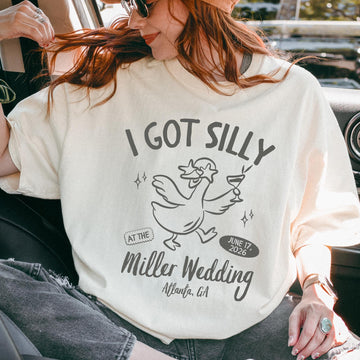 Custom Wedding Toss Shirt, Silly Goose Bridal Party Tee, Personalized Wedding Guest Shirt, Matching Wedding Weekend Outfit, Bride Squad Gift