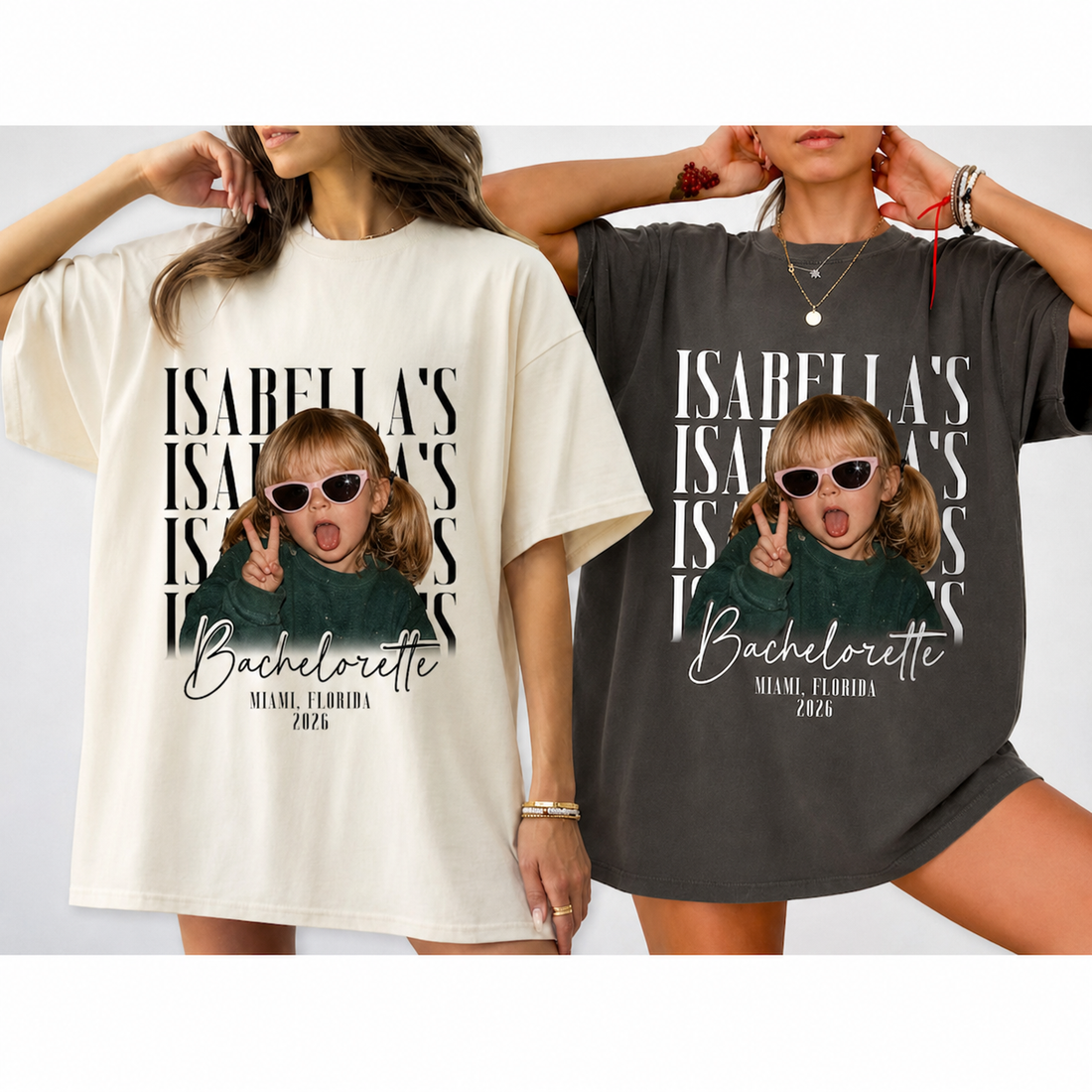 Custom Photo Bachelorette Shirts, Comfort Colors Bridal Party TShirts, Personalized Bach Club Shirts