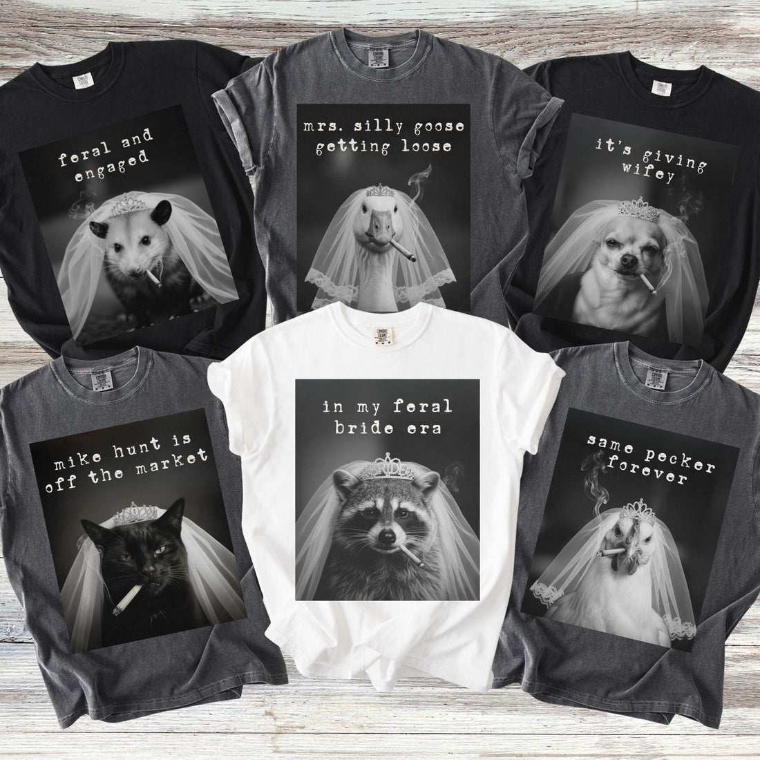 Custom Funny Sarcastic Bachelorette Party Comfort Colors Shirts, Matching Group Smoking Cat Animal Meme Girls Trip, Game Night Tee