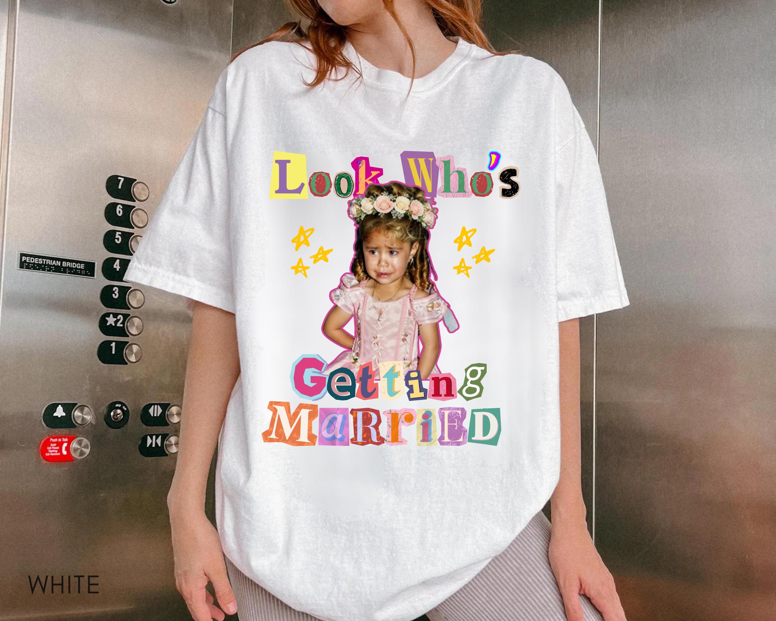 Custom Look Who’s Getting Married Photo Shirt, Personalized Bridal Party Tee image 3