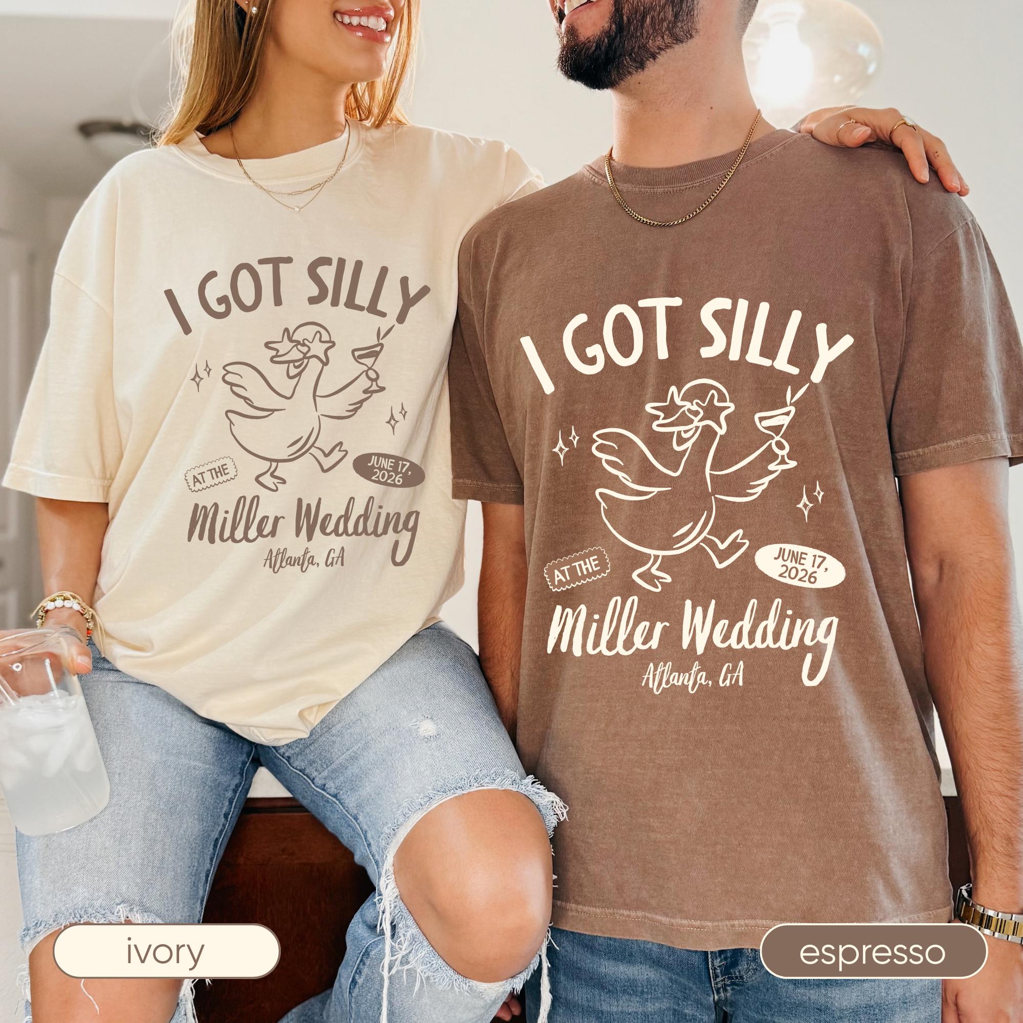 Custom Wedding Toss Shirt, Silly Goose Bridal Party Tee, Personalized Wedding Guest Shirt, Matching Wedding Weekend Outfit, Bride Squad Gift