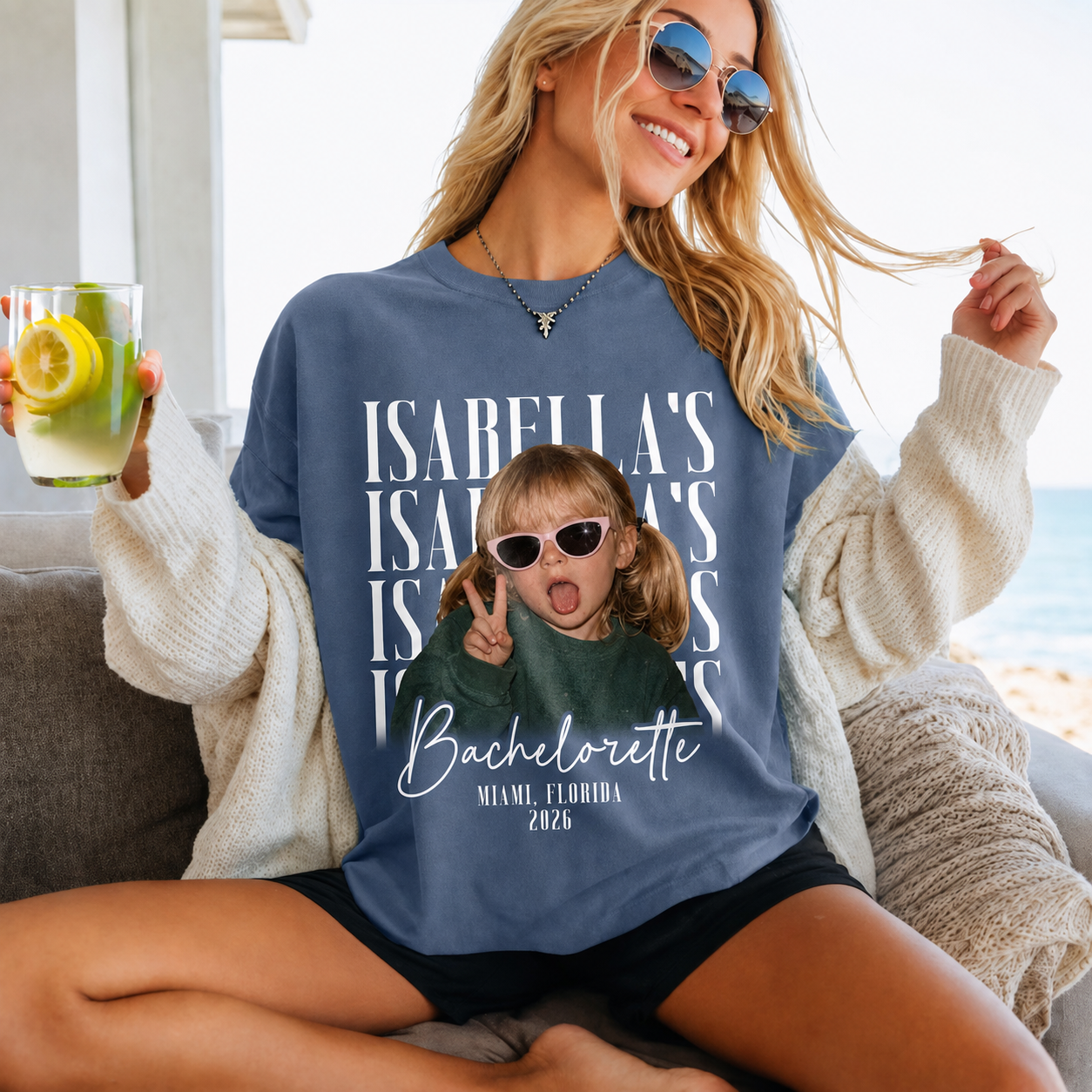 Custom Photo Bachelorette Shirts, Comfort Colors Bridal Party TShirts, Personalized Bach Club Shirts