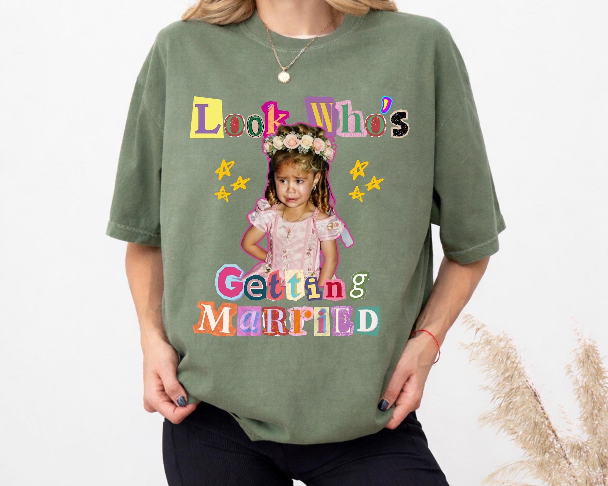 Custom Look Who’s Getting Married Photo Shirt, Personalized Bridal Party Tee image 5