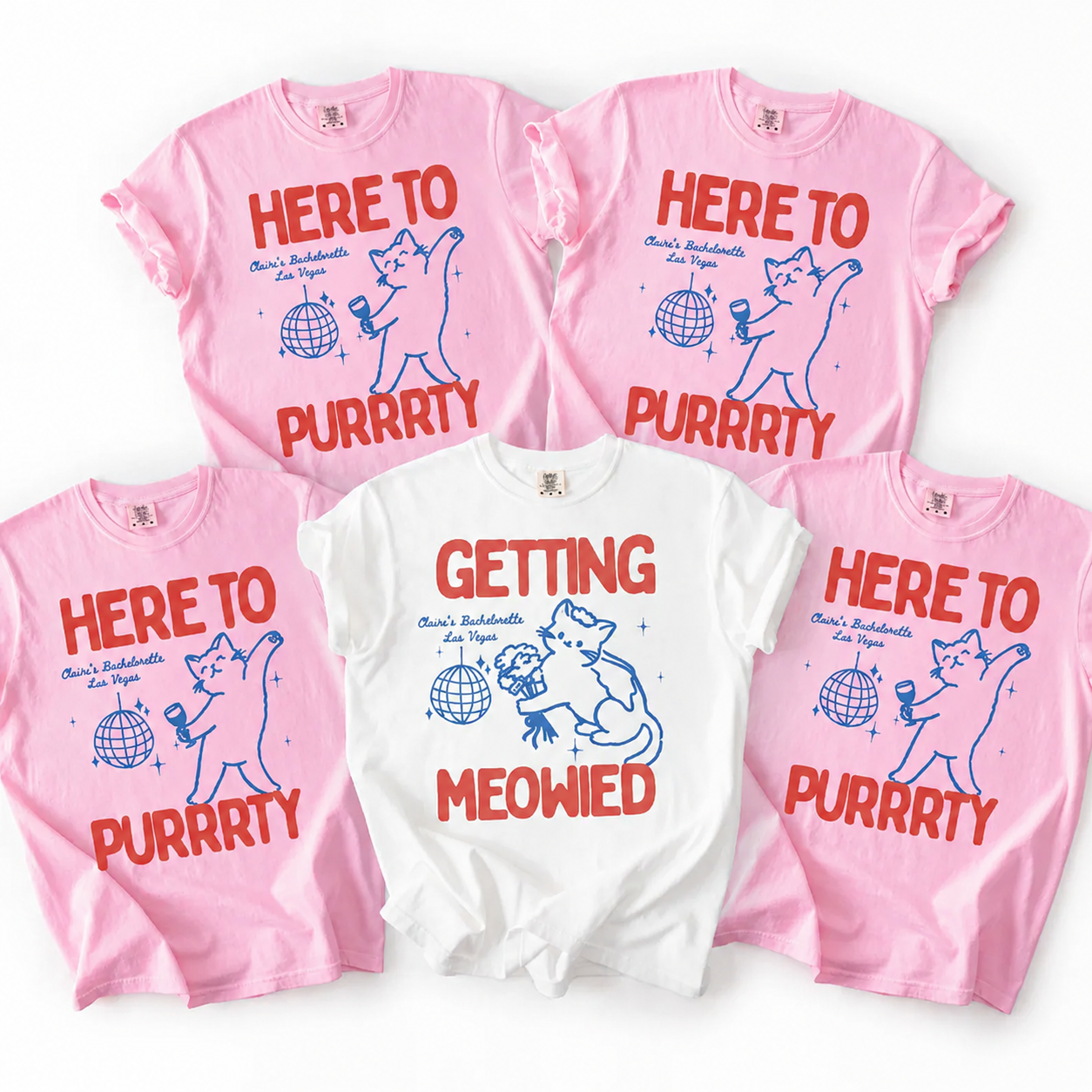 Getting Meowied Bachelorette Shirt, Cat Themed Bach Party Shirts, Comfort Colors Cat Bachelorette Tees, Cat Lovers Wedding Shirts