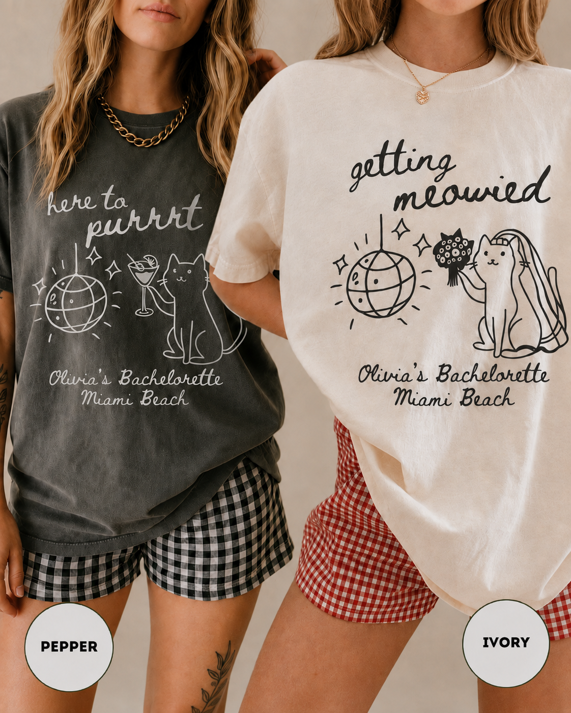 Custom Getting Meowied Bachelorette Shirt, Cat Bachelorette Shirt, Cat Themed Bach Party Shirts, Cat Lovers Wedding Shirts, Cat Bridal Party Tees