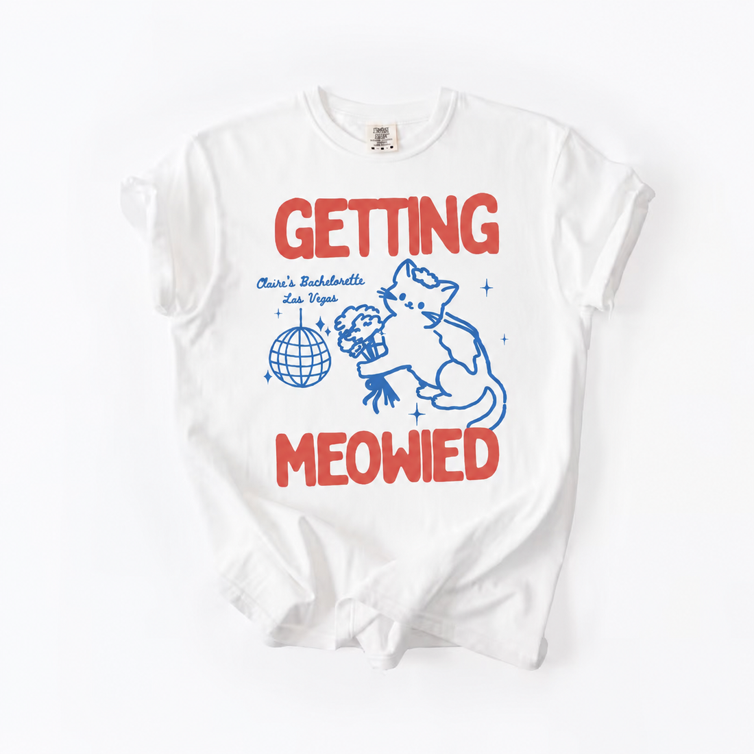 Getting Meowied Bachelorette Shirt, Cat Themed Bach Party Shirts, Comfort Colors Cat Bachelorette Tees, Cat Lovers Wedding Shirts
