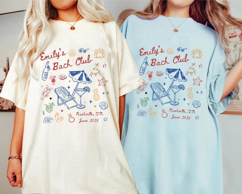 Custom Beach Bachelorette Shirt, Coastal Bachelorette Shirts, Last Splash Bachelorette Shirts, Comfort Colors Bach Club Bachelorette Shirt