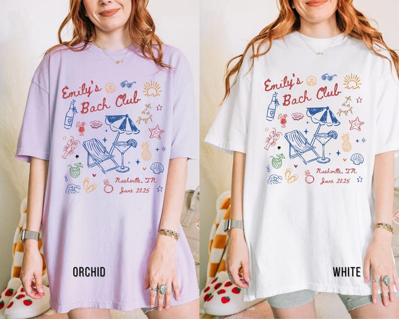 Custom Beach Bachelorette Shirt, Coastal Bachelorette Shirts, Last Splash Bachelorette Shirts, Comfort Colors Bach Club Bachelorette Shirt