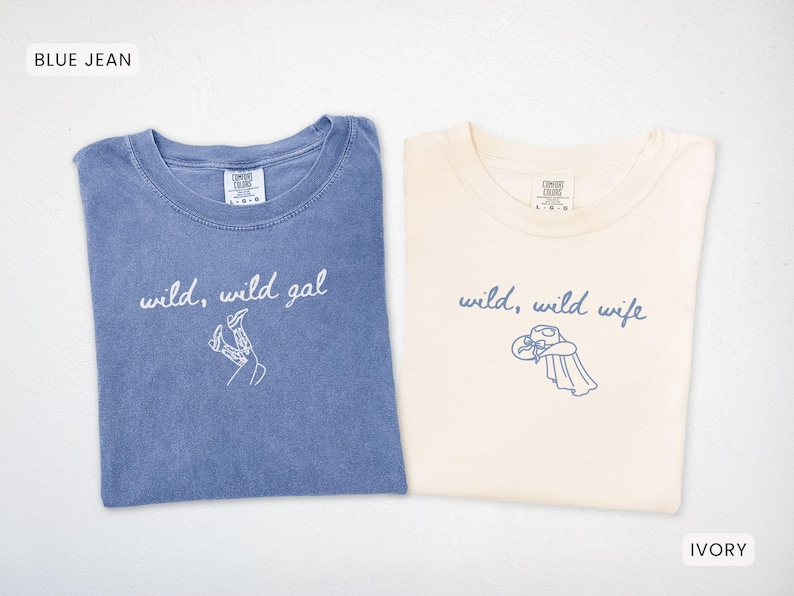 Wild Wild Wife Shirt, Western Bachelorette T-Shirt, Custom Cowgirl Bach Tee Nashville Rodeo Party T-Shirt