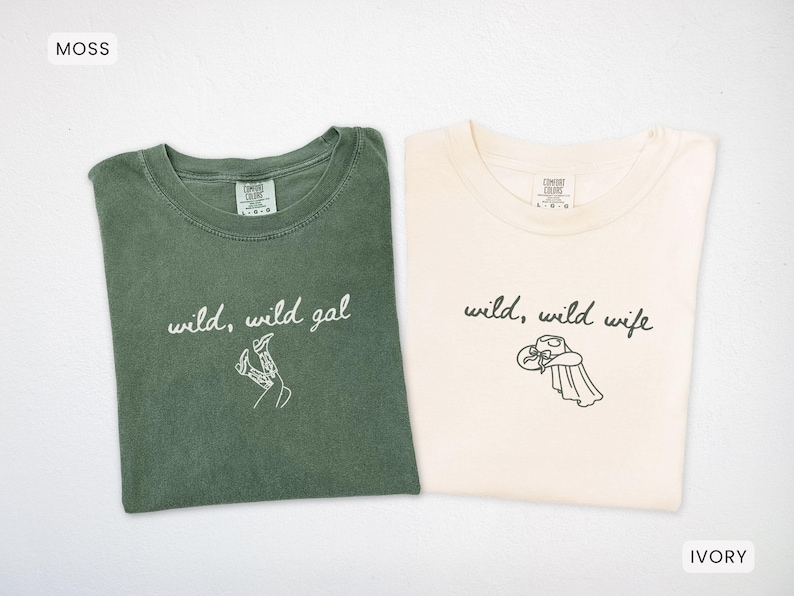 Wild Wild Wife Shirt, Western Bachelorette T-Shirt, Custom Cowgirl Bach Tee Nashville Rodeo Party T-Shirt