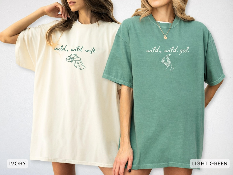 Wild Wild Wife Shirt, Western Bachelorette T-Shirt, Custom Cowgirl Bach Tee Nashville Rodeo Party T-Shirt