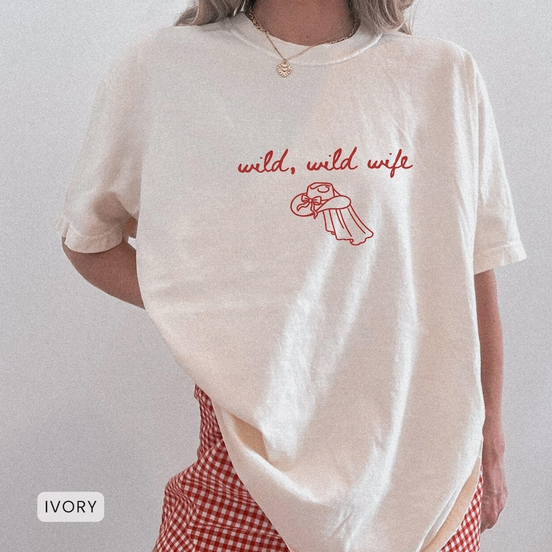 Wild Wild Wife Shirt, Western Bachelorette T-Shirt, Custom Cowgirl Bach Tee Nashville Rodeo Party T-Shirt