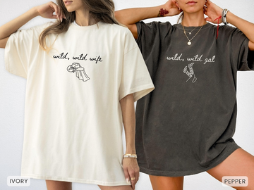 Wild Wild Wife Shirt, Western Bachelorette T-Shirt, Custom Cowgirl Bach Tee Nashville Rodeo Party T-Shirt
